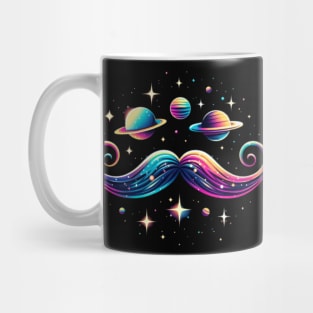 Galactic Mustache Mug